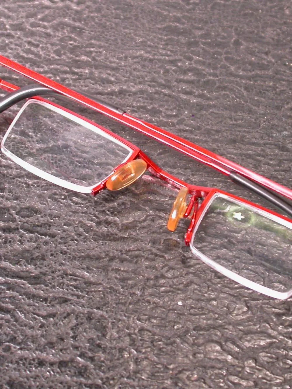 Theo Low Rider Bright Red Modern Art Eyeglasses Spectacles Frame Made in Belgium